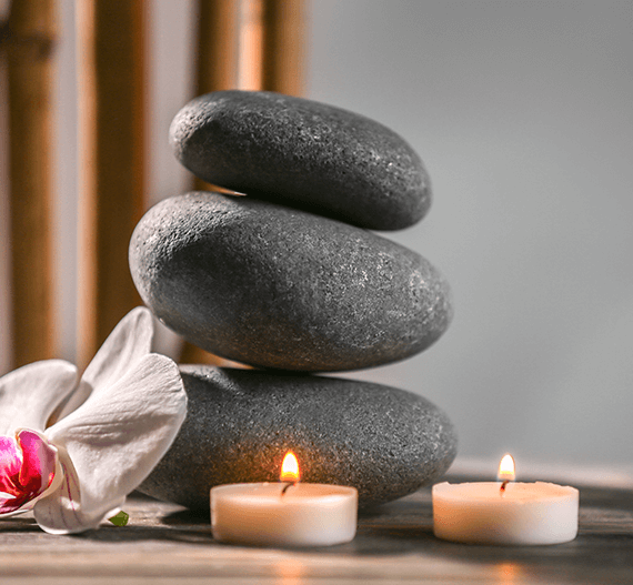 Hot massage stones